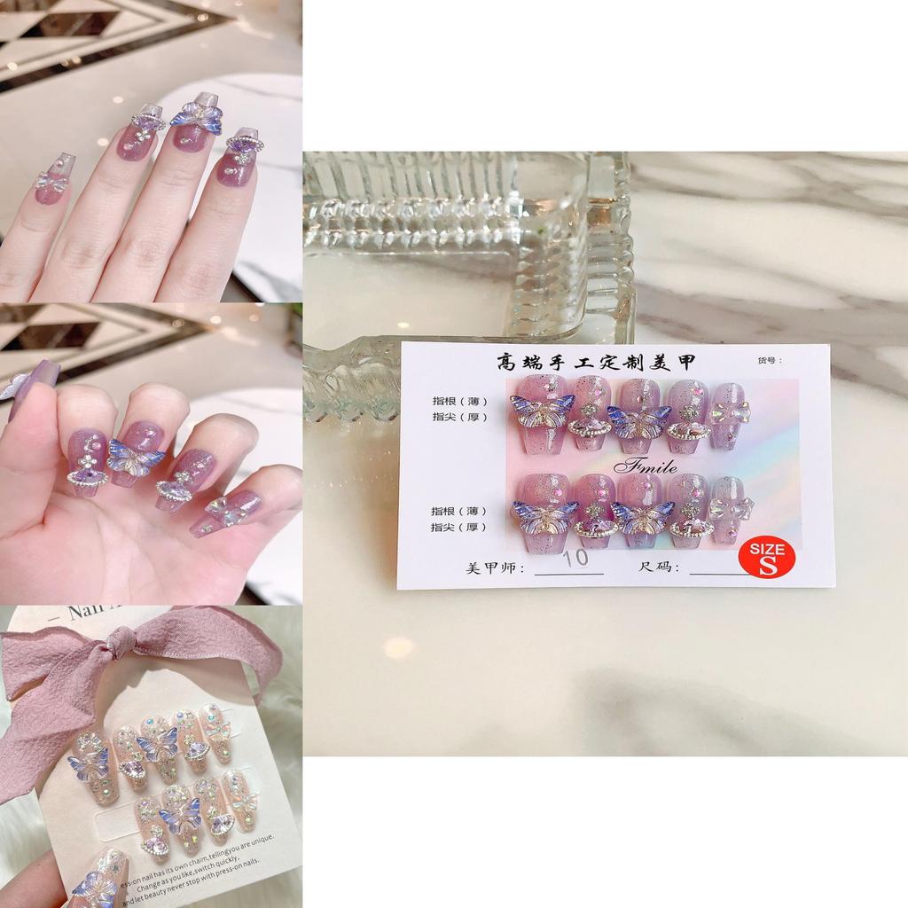 Handcrafted Sparkling Aurora Planet Nail Stickers Popular Trending Luxury Nail Art