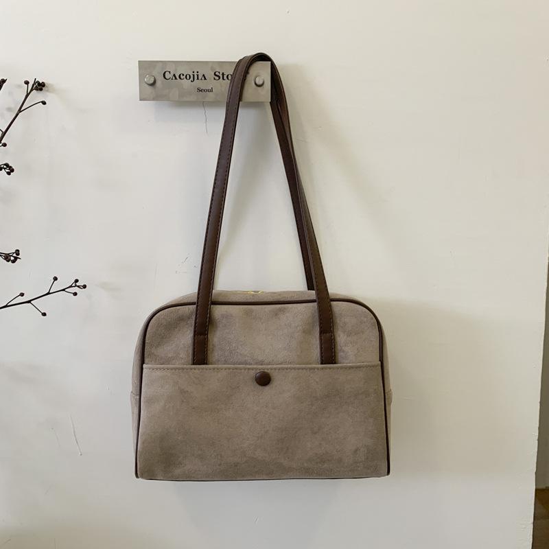 

Ретро сумка женская большой вместимости новая осенне-зимняя повседневная на плечо подмышку сумка для通勤 сумка-подушка