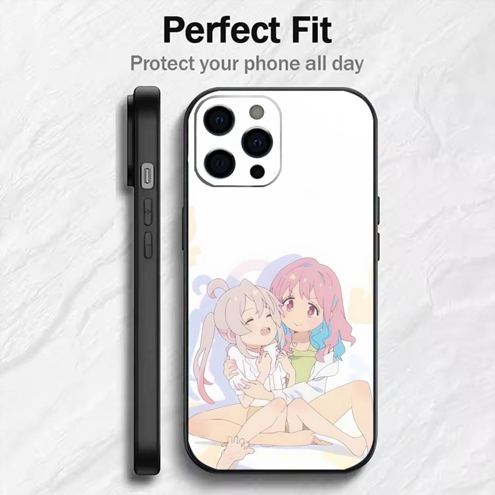 TS Style Onii-chan Wa Oshimai Anime Phone Case For iPhone17,16,15,14,13,12 Plus,Max Soft Silicone Black Cover