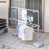 Sekisui Plastics Shoji Sekisui Aluminum Clothes Drying Rack with Blower Stand ABD-50LG