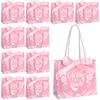 Fionupi 36 Pcs Mini Cielito Lindo Baby Shower Gifts Bags With Handles Pink Cielito Lindo Party Candy Treat Goodie Bags With Bow