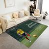 Soccer Player Action Carpet Suitable for Game Room Bedrooms Balcony Playrooms Antislip Carpet Decorate Offices Wedding Party Gift