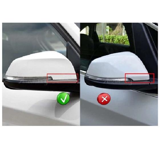 Side Mirror Frame Lamp Lower Cover Lens for BMW 3 Series F30 Saloon 2012-2018