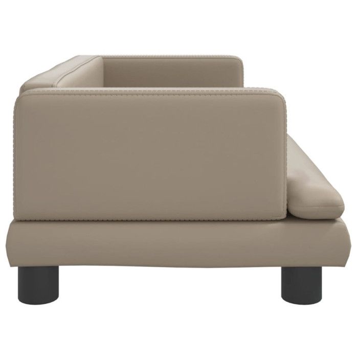 Canapé pour enfants cappuccino 80x45x30 cm similicuir