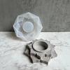 Ručně vyráběný kulatý lotosový svícen na svícen Cementová omítka Forma na beton Nádoba na svíčku Silikonová forma Epoxidová pryskyřice Nástroj na svícen