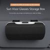 Press Switch Car Glasses Box Sun Visor Glasses Holder Internal Soft Fabric Scratch Resistant Shock-proof Eyeglasses Storage Case
