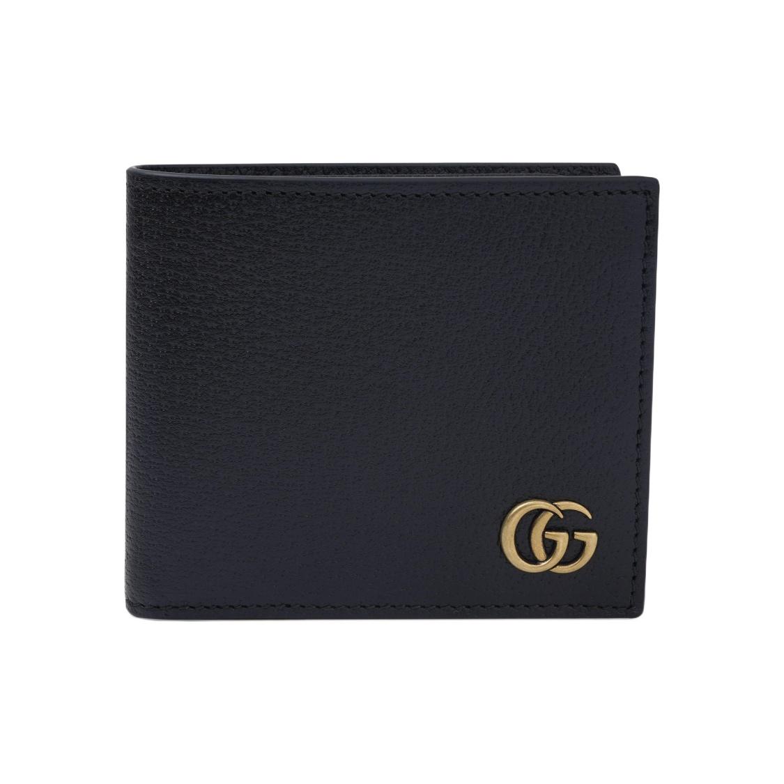

Gucci Marmont Logo Short Foldable Leather Wallet For Men Black Premium Gift Set (includes all)