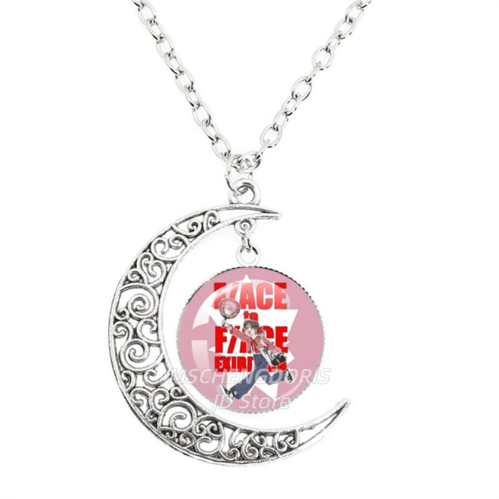 

Tamon-kun Ima Docchi!Fukuhara Tamon Anime Necklace F/ACE The Moon Necklace Glass 20MM Necklace Jewelry Charm Fans Gift