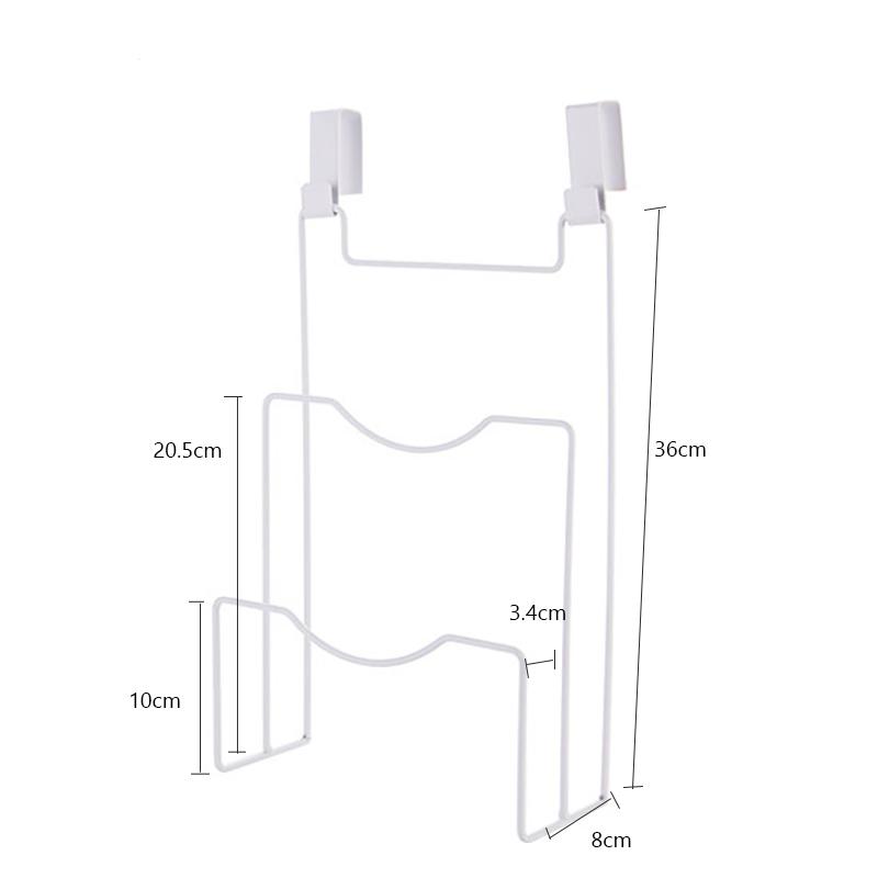 Подвесная полка для крышек кастрюль для дверцы шкафа полка для разделочных досок кухонный органайзер полка для крышек кастрюль держатель для полотенец белый 1980₽