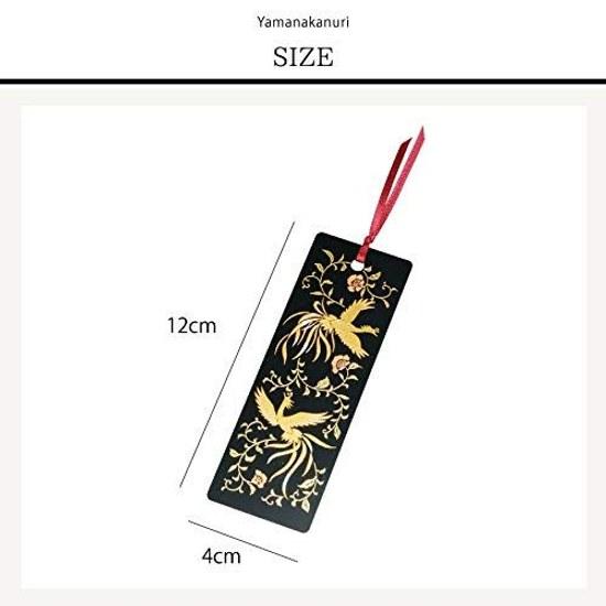 bookmark Shiori stylish Japanese traditional pattern overseas souvenir foreigner Japan Yamanaka-nuri maki-e made cherry blossom red Fuji rabbit Maiko