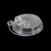 Thickened Plastic Transparent Cup Disposable Milk Tea Cupd Iced Coffee Latte Cold Drink Packaged Cup with Lid Hot and Cold Dual Use Drinking Utensils