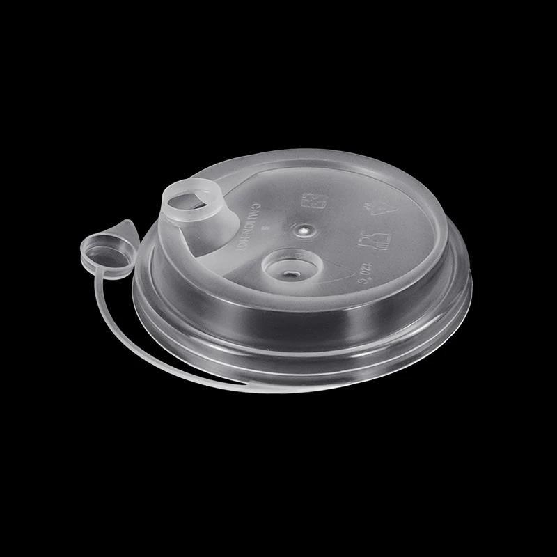Thickened Plastic Transparent Cup Disposable Milk Tea Cupd Iced Coffee Latte Cold Drink Packaged Cup with Lid Hot and Cold Dual Use Drinking Utensils