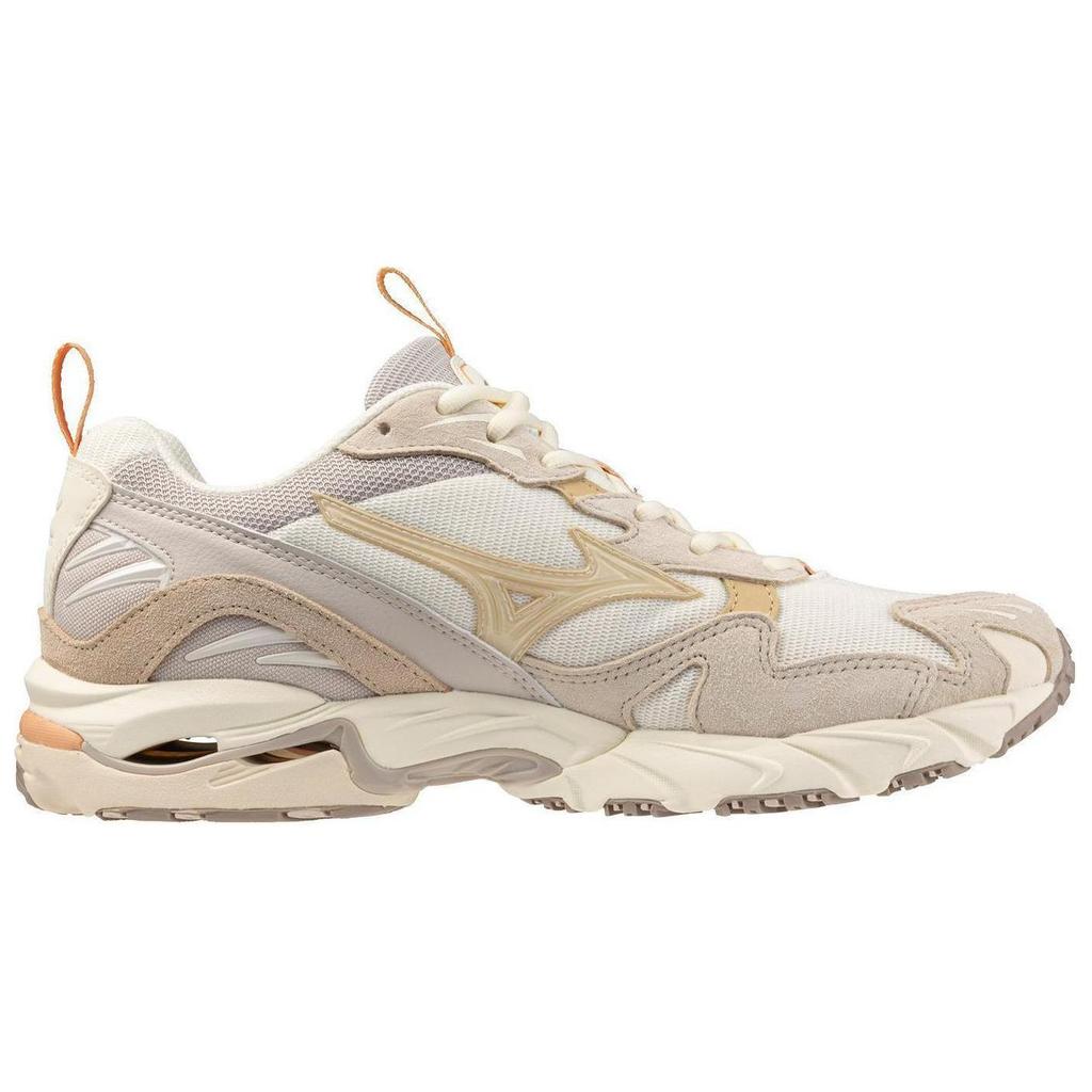 Mizuno Wave Rider 10 Comfortable Versatile Shock Absorbing Durable Breathable Low Top Casual Shoes Women sneaker Beige D1GA222614