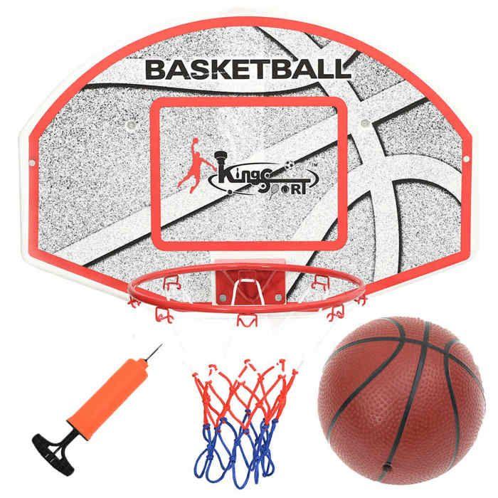 VidaXL Ensemble de Panneau de Basket Mural 5 pcs Panier de Basket Jouet pour Enfants Ensemble de Jeu de Basket-ball Jardin 80352