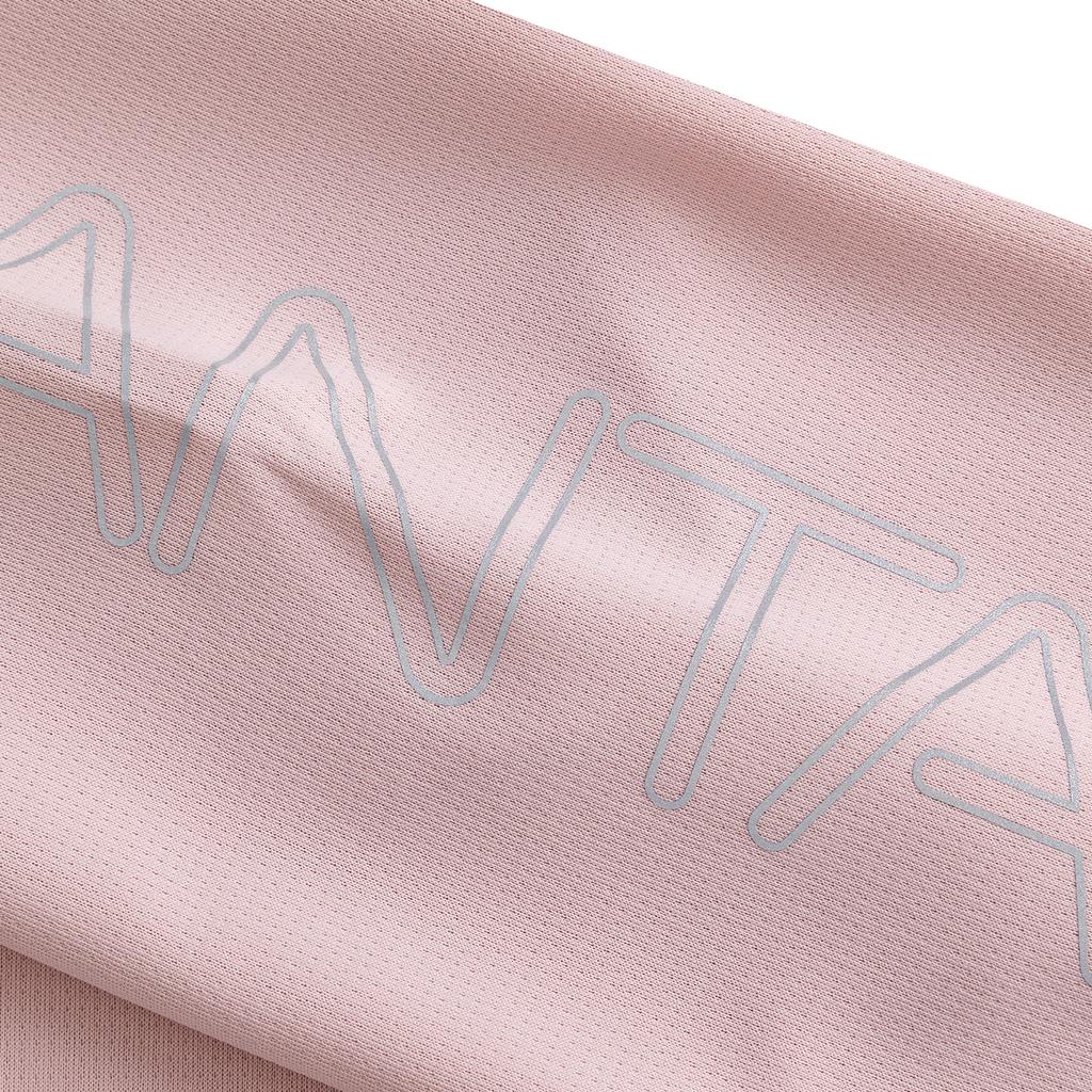 Anta Training Short Sleeve Quick Dry Knitted Top Summer T-Shirt Women tops Soft-Pink 962627116-6