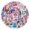 56Pcs  New Anime KPop Demon Hunters Stickers DIY Stickers Scrapbooking Phone Luggage Skateboard Waterproof Decal
