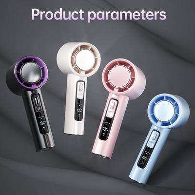 100 Speed High-speed Handheld Electric Fan with Flashlight USB Mini Portable Charging Small Fan Desktop Small Electric Fan