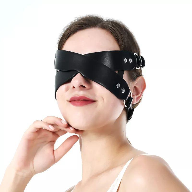 Leather Eye Mask Body Bondage Adult Toy Female Sexy Lingerie Garter Erotica Sex Clothes Women Porn Pijamas Babydoll Exotic