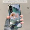Милый золотой рыбка вуалехвост Для Samsung Galaxy S20 S21 S22 S23 Plus S24 FE S25 Ultra S26 Edge S25+ S20+ S22+ Черный стеклянный чехол для телефона