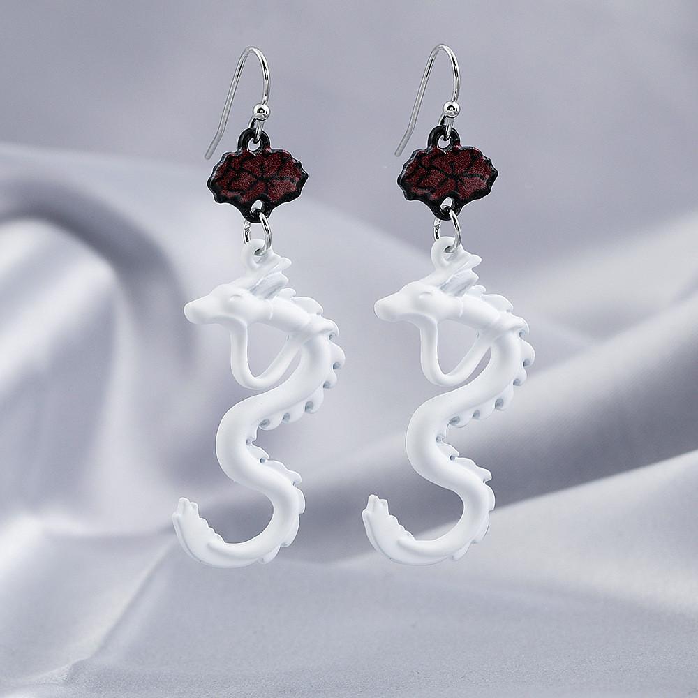 Fashionable Trendy Animal Zodiac Dragon Earrings Perfect For Any Occasion