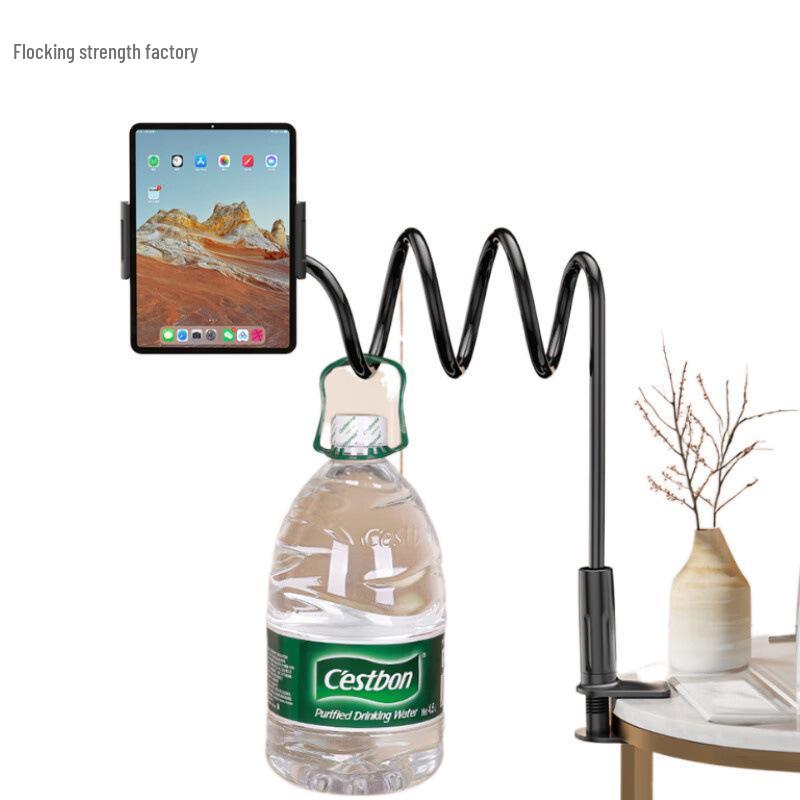 Adjustable Bedside Phone and Tablet Holder for Binge-Watching and TV Viewing, Compatible with Bed, Desk, and Car