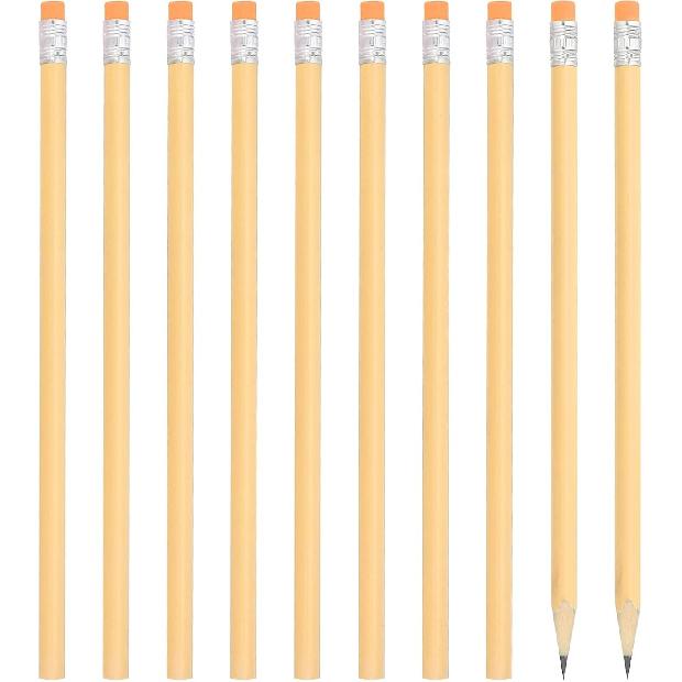 PATIKIL Round Pencils, 24 Pack HB Graphite Pencils with Eraser Wood Pencils Cute Pencil for Classroom Teacher Office Supplies, Pink