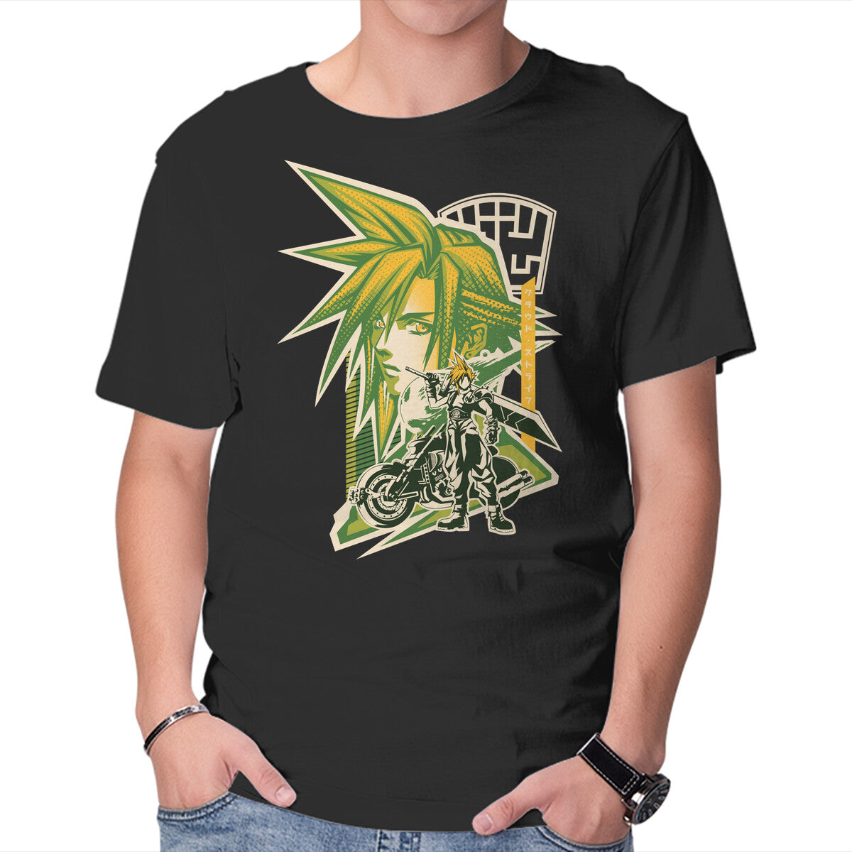 Unisex Crew Neck T-Shirt Soldier Of VII Graphic Short Sleeve Casual Tee XXXL