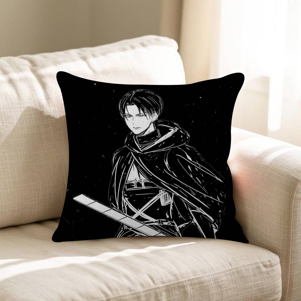Anime Comics Attack On The Giant Cushion Cover Inches Farmhouse Decor Home Throw Pillow Covers For Couch Decorations