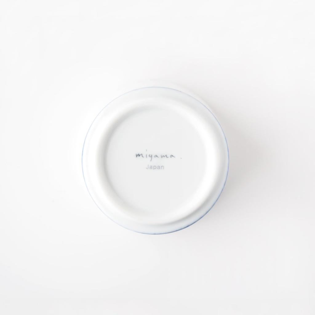 Mino Ware Soba Choko Approximately 8cm Diameter X with Microwave and Dishwasher Made In Product Number "Miyama" "Seshima" (soba Cup), 7.5cm High,