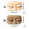 Removable Eyelids Lash Practice Head Mini Model Head  Eyelash Extension Training