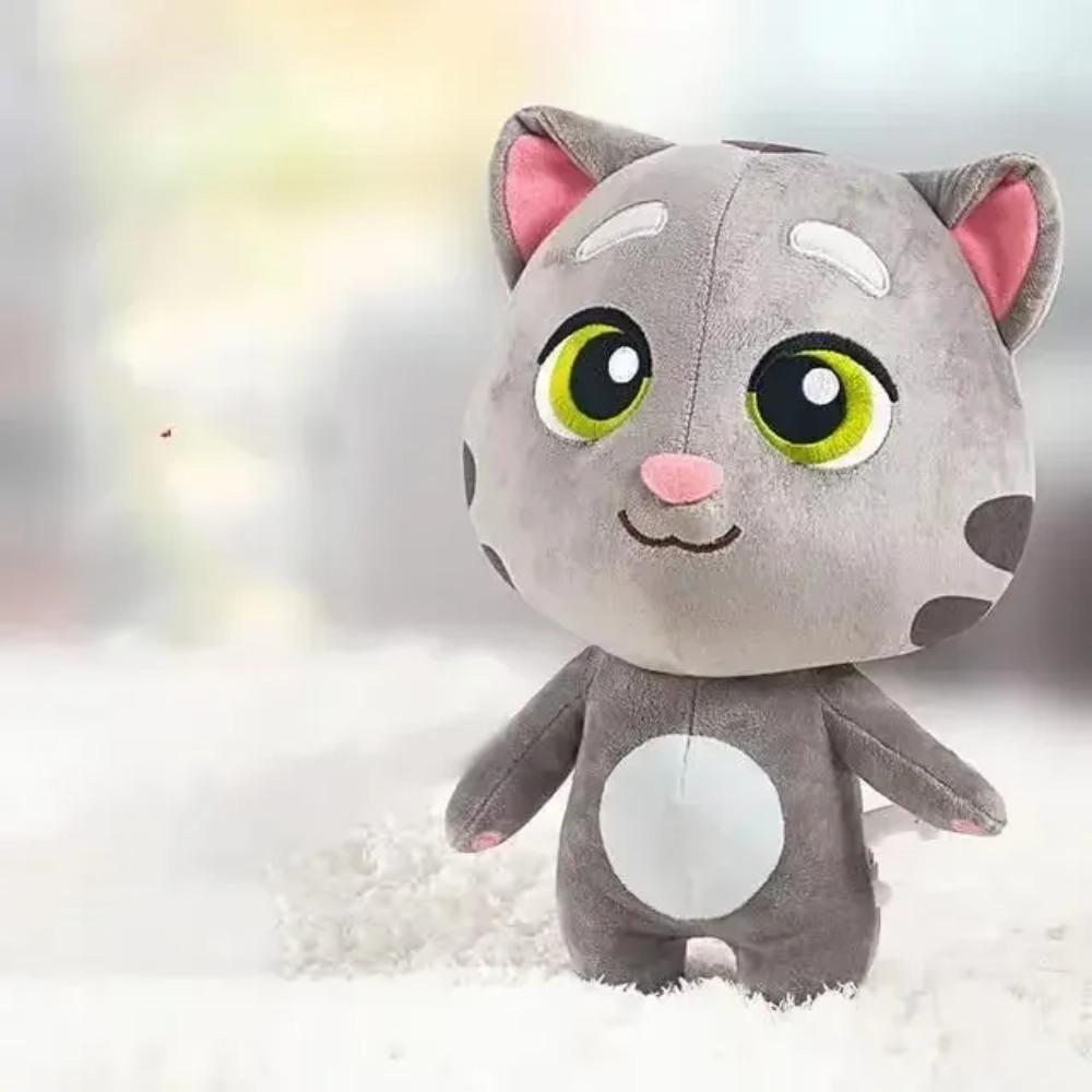 28cm Elektrischer Sprechender Tom Engel Plüsch Wiederholt Was Sie Sagen Suchen Kuscheltier Sprechende Cartoon Katze Und Freunde Weiche Kissen