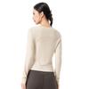 Lu Same Style Yoga Clothes Women 2025 New Slim fit Breathable Running Sports Fitness Pilates Training Wear Top