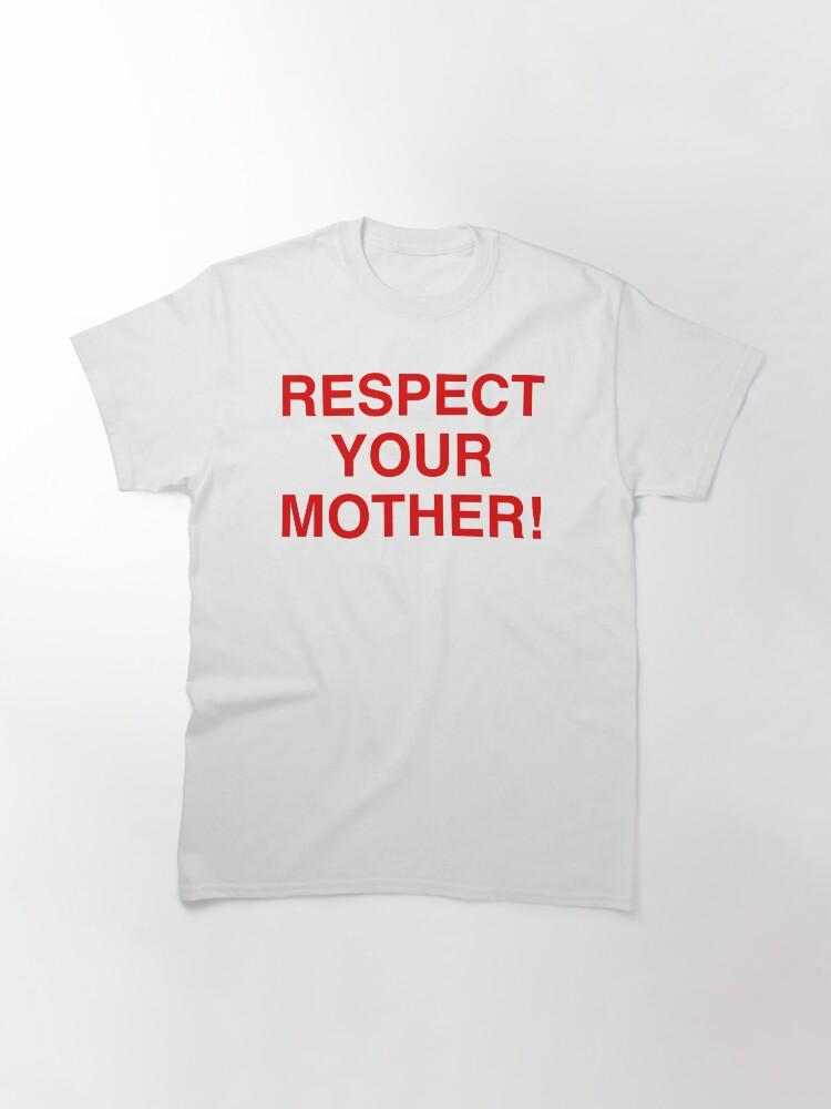 Červené tričko Harry Styles Red Classic s nápisem Respect Your Mother