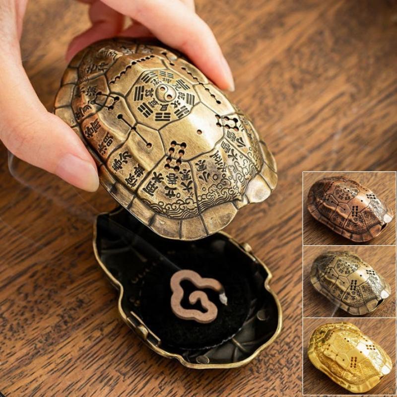 Traditional Chinese Tortoise Incense Holder - Zen Meditation & Bagua Suitable For Home Temple Zen Room Decor Meditation Ornament