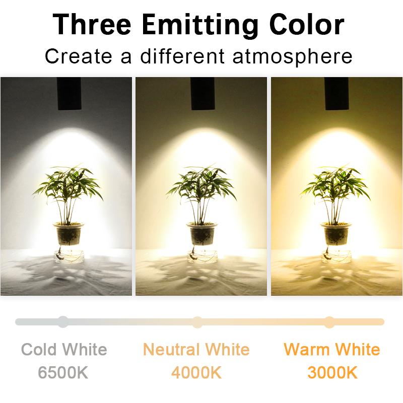 Colors Dimmable Led Downlight Foldable 360° Adjustable Spot Ceiling Lamp 7W 10W 15W Aluminum Led Spotlights For Living Room 220V