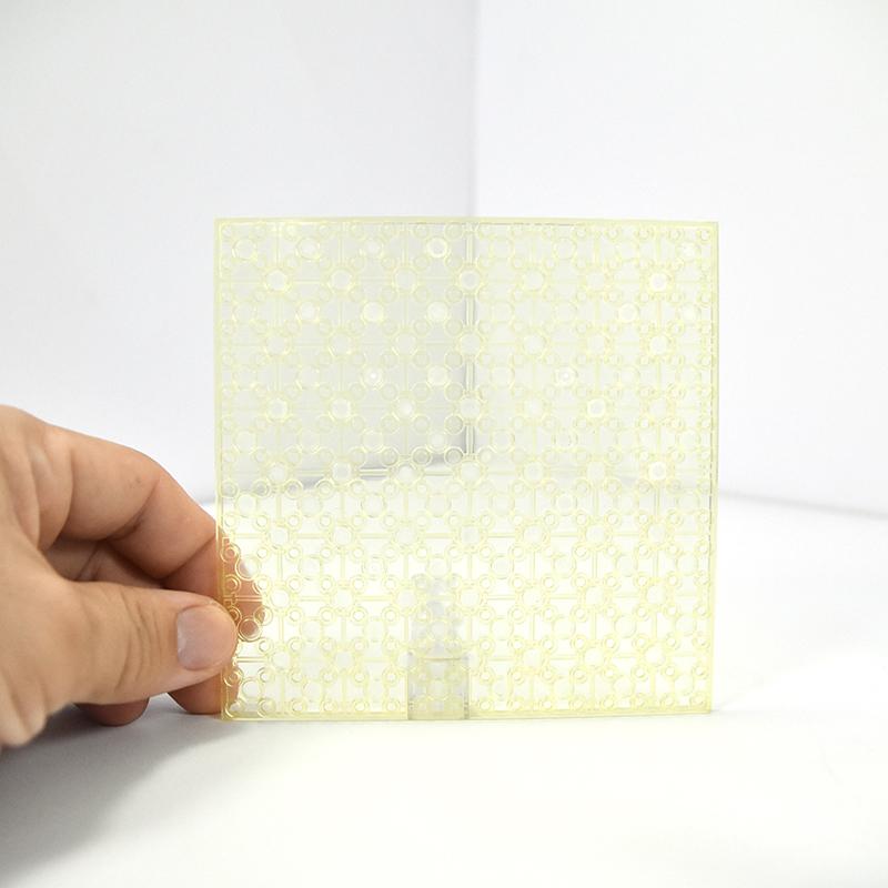 Non-Toxic 1Pc 16X16 Dots Double-Sided Baseplate High Transparent Base Plate For Building Blocks Toys Kid City Plates Plastic Blocks