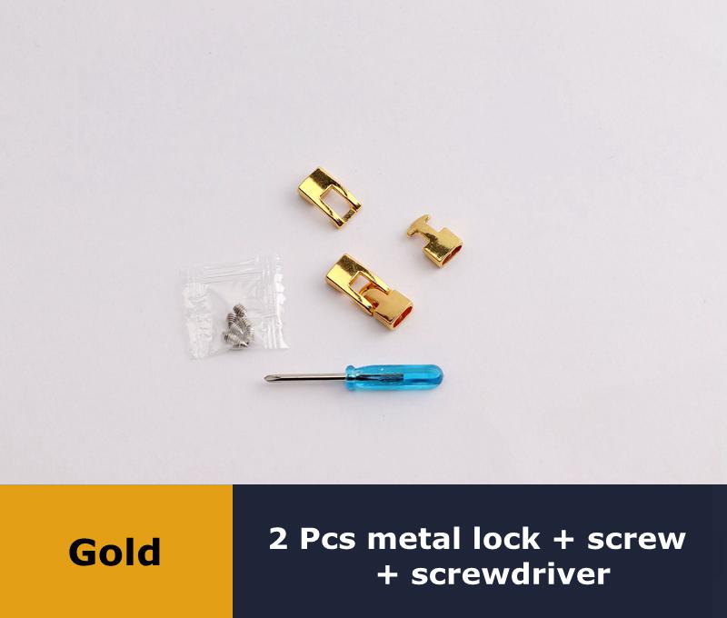 Magnets Buckle Shoelaces on Metal Shoelaces Cross Buckle Accessories Metal Lace Lock DIY Sneaker Kits Metal Lace Buckle 1 Pair