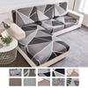 Elastic Sofa Seat Cushion Cover For Living Room Stretch Floral Printed Armchair Couch Cover Corner L-Shape Removable Anti-Dust