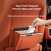 Waterproof Car Garbage Bag Leather Seat Hanging Trash Can Magnetic Adsorption Storage Bag Gift