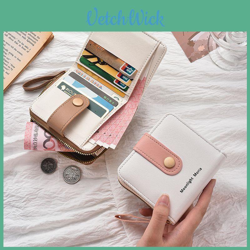 Cute Girls Wallet With Lock Closure Pu Material For Daily Use