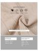 2025 Autumn Women's Solid Color Irregular Lapel Hoodie - European & American Style