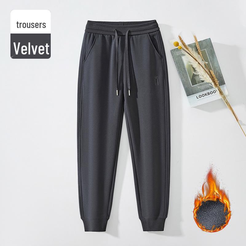 

Женские флисовые утягивающие спортивные штаны большого размера с вышивкой M