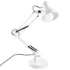 Tobi E27 White Drafting Desk Lamp With Tabletop Holder