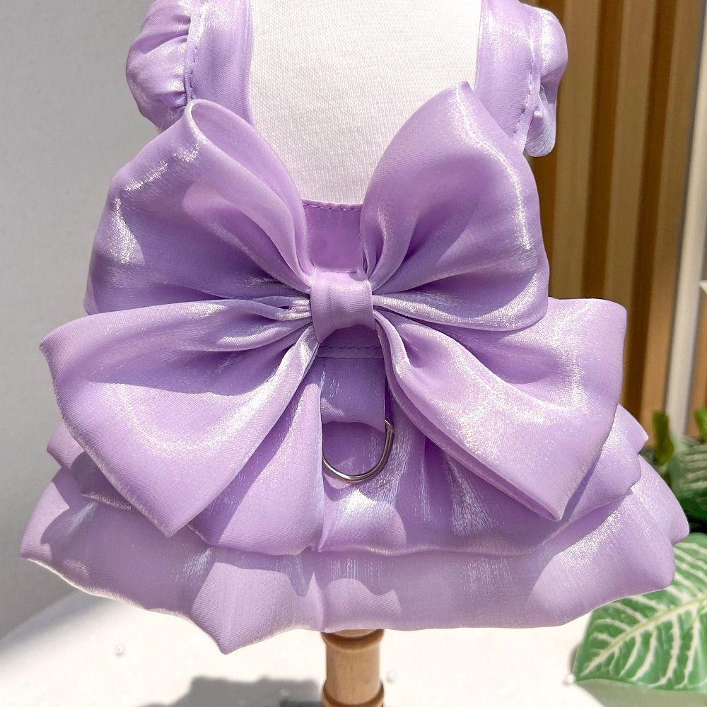 Creative Puppy Dresses Bow Pet Bowknot Skirt Gift Pet Dog Clothes  Pet Supplies