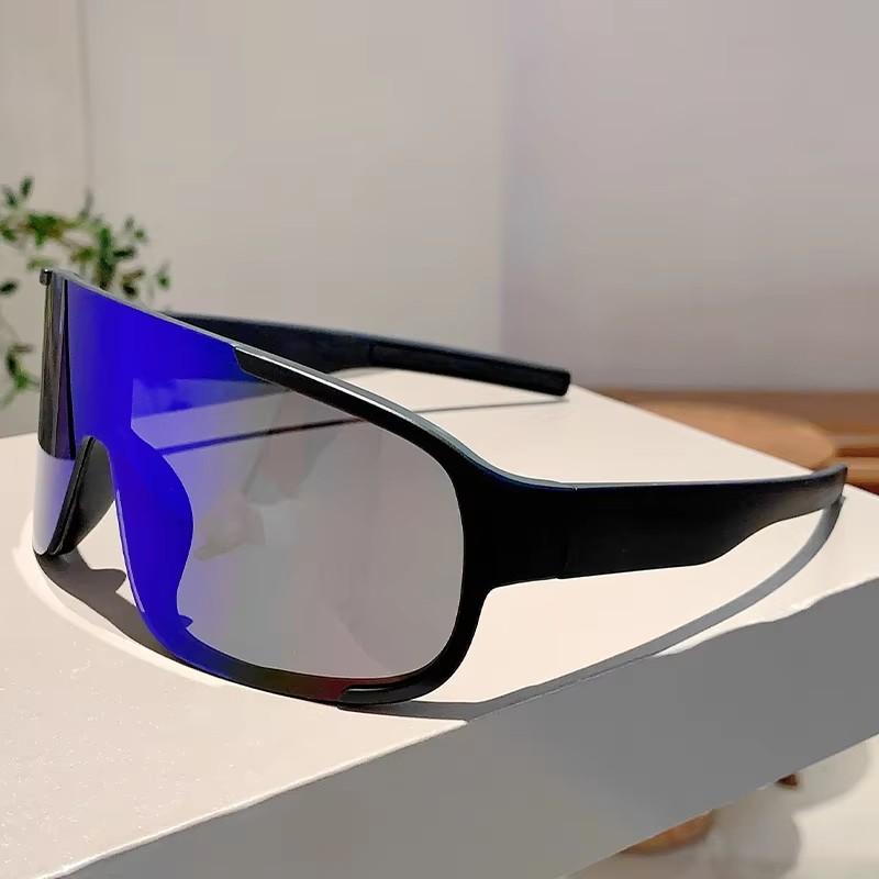 Oversized Sports Goggle Men New Mirror Professional Outdoor Cycling Sunglasses Women Windproof Anti-UV Protective Shades