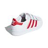 Adidas Originals SUPERSTAR CF Comfortable Abrasion Resistant Breathable Low top Skateboard Shoes White Red CG6622
