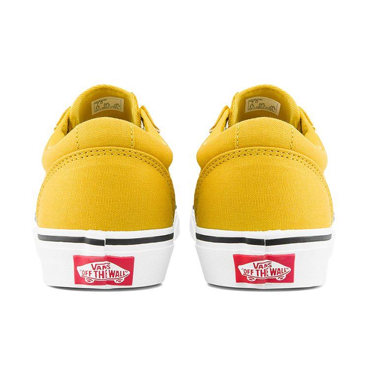 Vans Old Skool Bequeme Lässige Stoßdämpfung Langlebig Leicht Atmungsaktiv Low Top Skateschuhe Damen Sneaker Ingwergelb VN0A3IUN3Q5