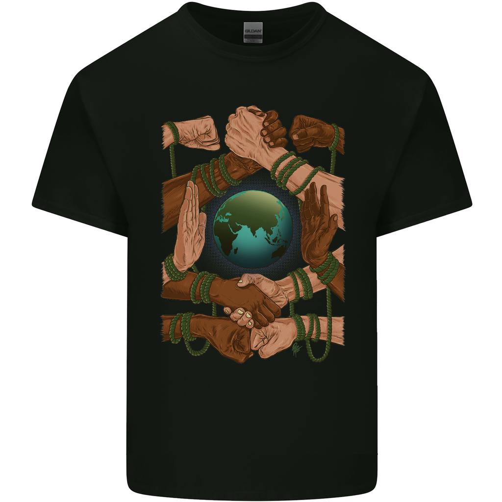 World of Peace Black Lives Matter LGBT Unisexs Light Cotton TShirt