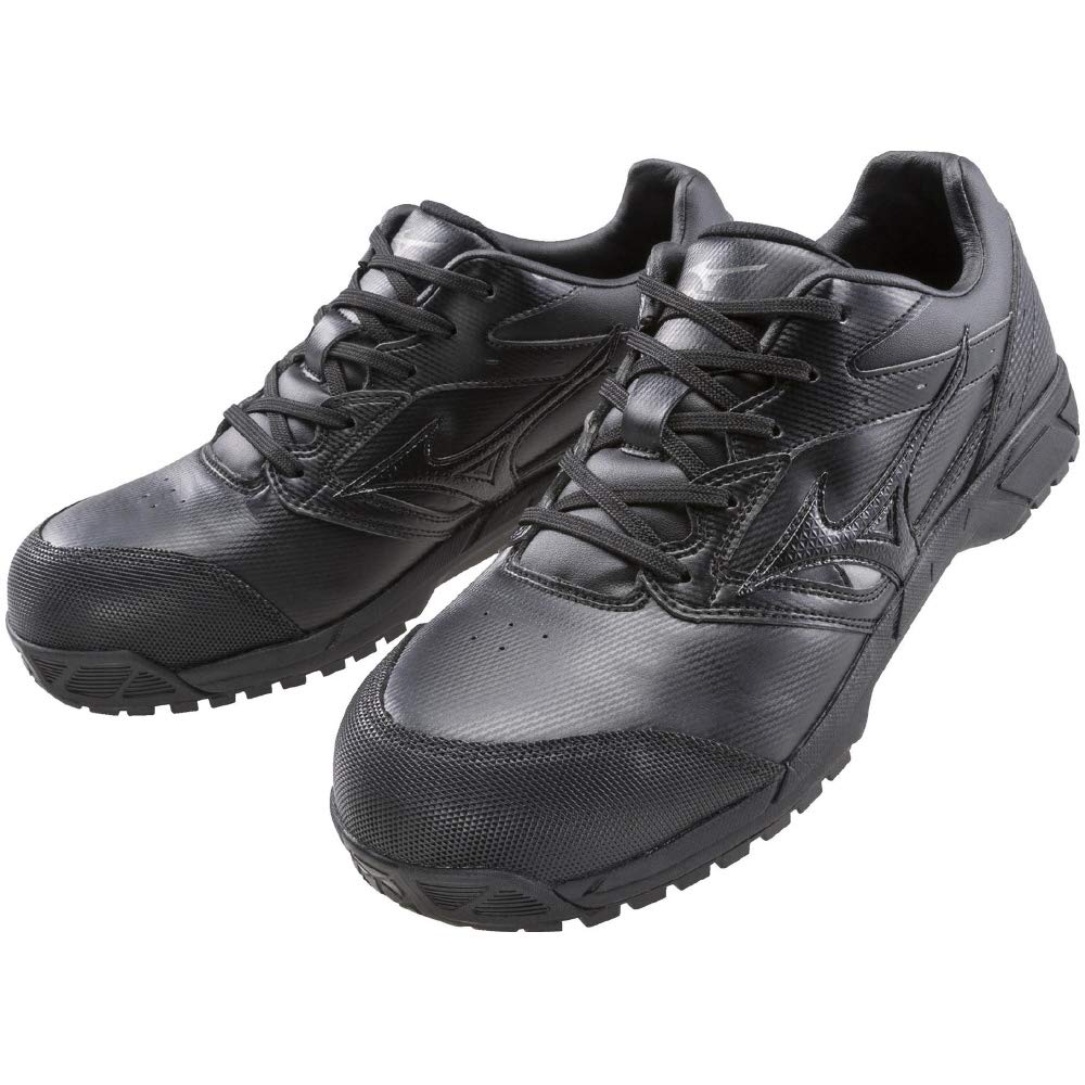 Mizuno CS Safety Synthetic Work Size 27 3E All-Mighty Shoes, Lightweight, Leather, Laces, JSAA/Standard (Type A), Black, Cm,