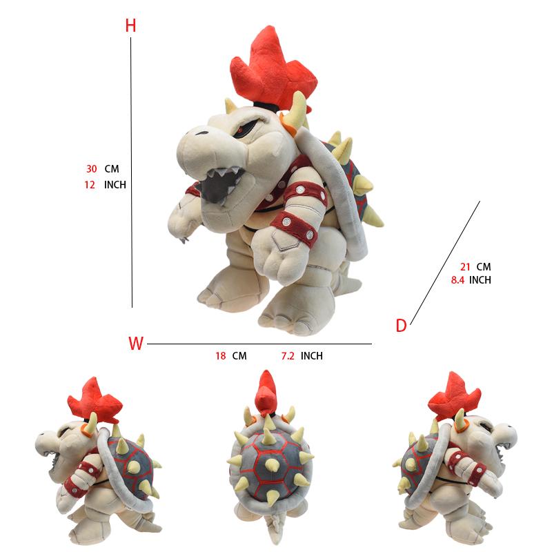 Super Mario Bros Plyšové Hračky Wonder Bowser Jr Meowser Lemmy Iggy Bowser Anime Vypchaté Kreslené Peluche Bábiky Detské Darčeky